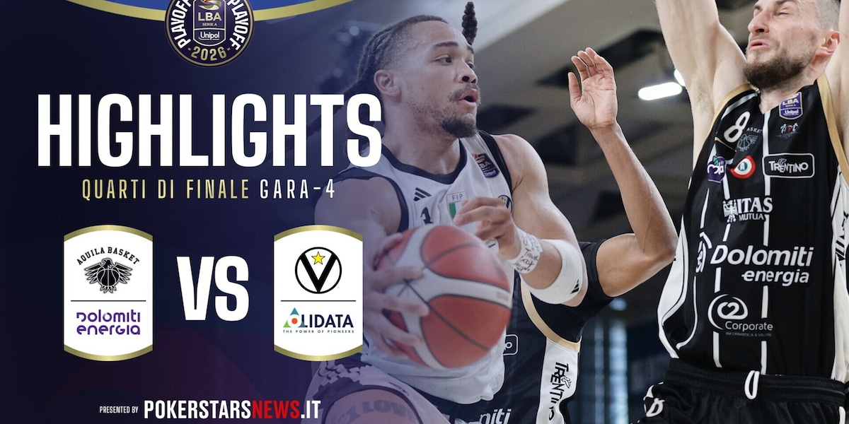 Dolomiti Energia Trentino - Virtus Olidata Bologna | PokerstarsNews Highlights Serie A Unipol 2025/2026