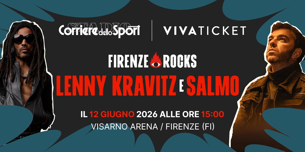 Firenze Rocks 2026, biglietti per Lenny Kravitz e Salmo: la grande apertura alla Visarno Arena