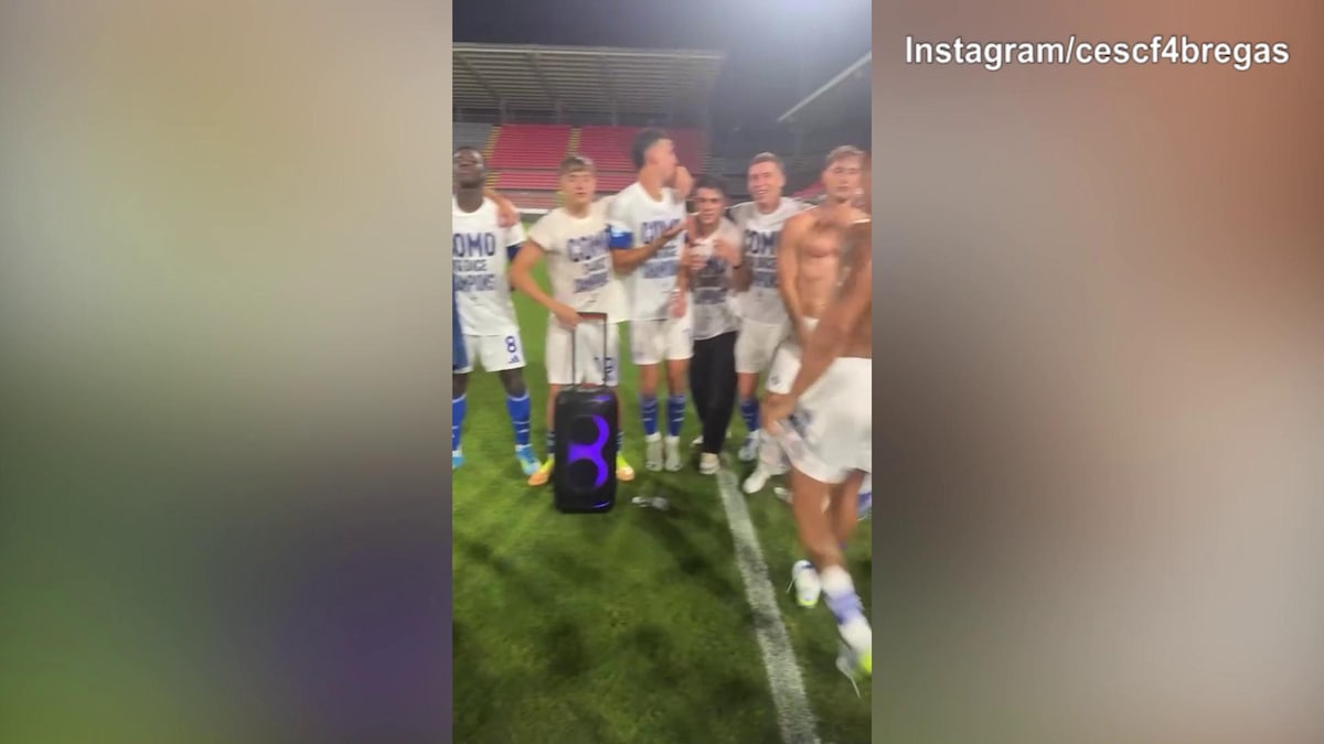 Como, Fabregas e la squadra festeggiano così l'ingresso in Champions