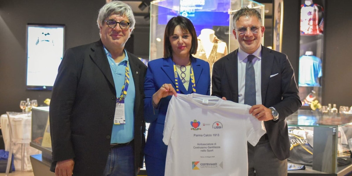 Al Parma Calcio il premio nazionale “Costruiamo Gentilezza nello sport”