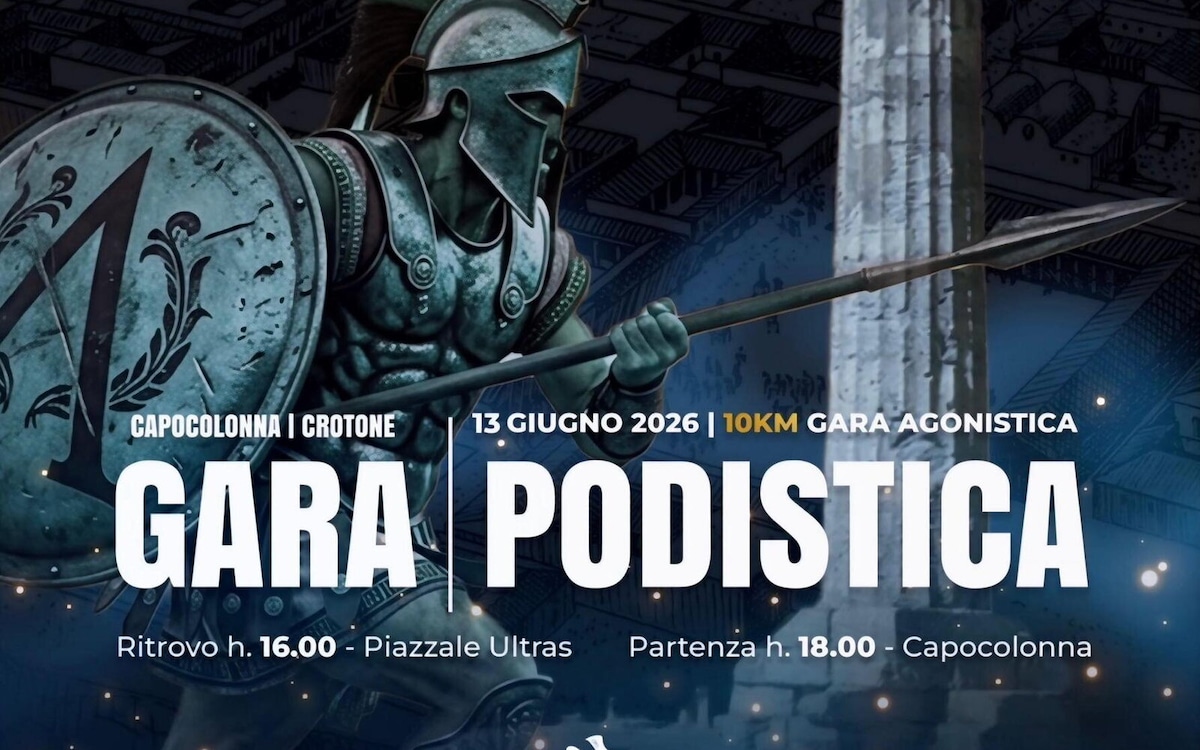 XII Capocolonna - Crotone: al via il 13 giugno la corsa da 10km tra storia e mito