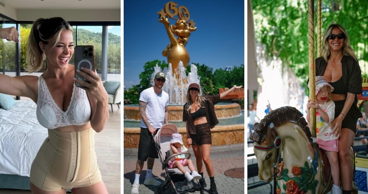 Il post-parto di Diletta Leotta: pancera, villa da 5 milioni e Gardaland