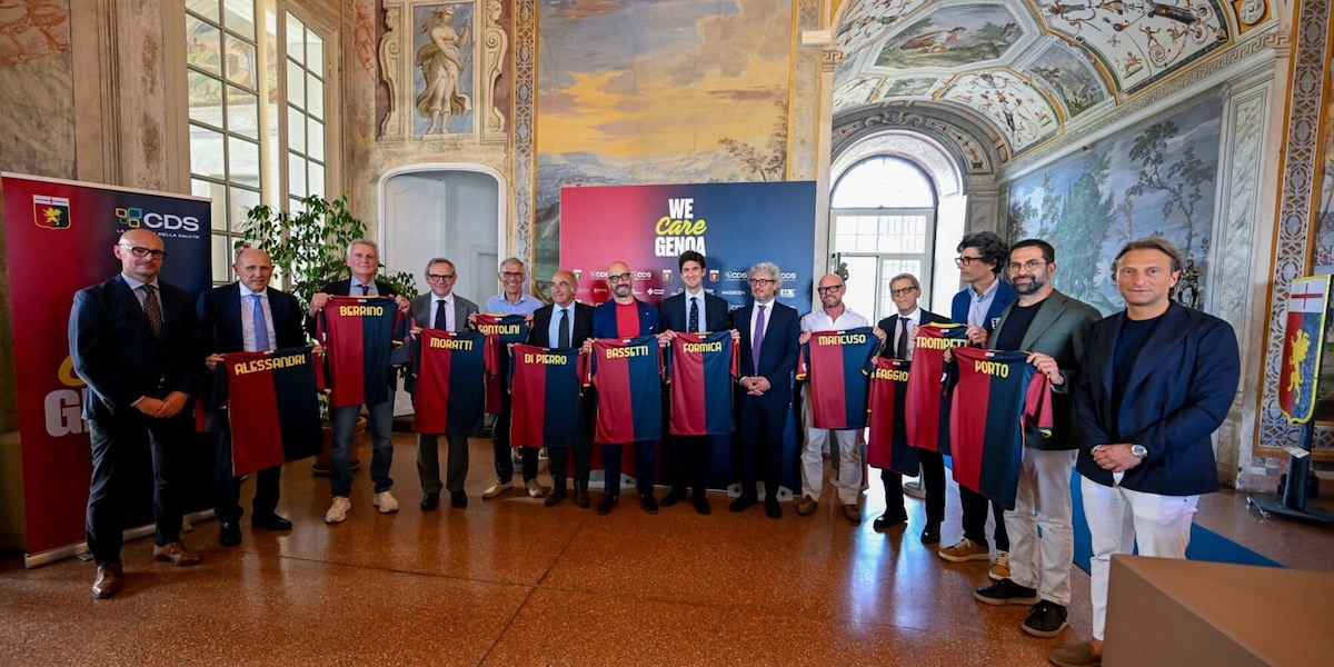 "We Care Genoa", nasce il comitato medico-scientifico del Genoa CFC: CDS è healt-tech center di riferimento