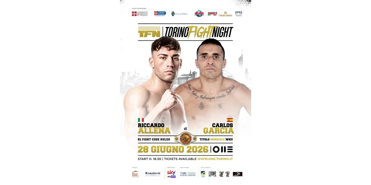 Torino capitale del K-1: il Kickboxer Riccardo Allena all'assalto del Titolo Mondiale WKU