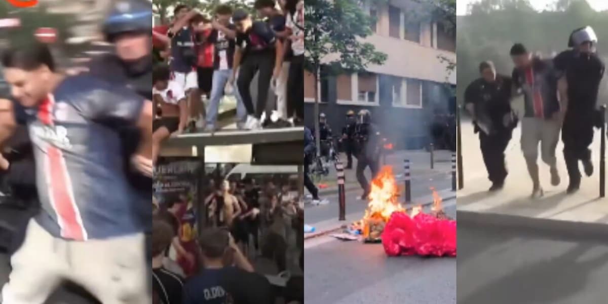 Parigi nel caos durante la finale di Champions League: scontri e incidenti in strada, interviene la polizia