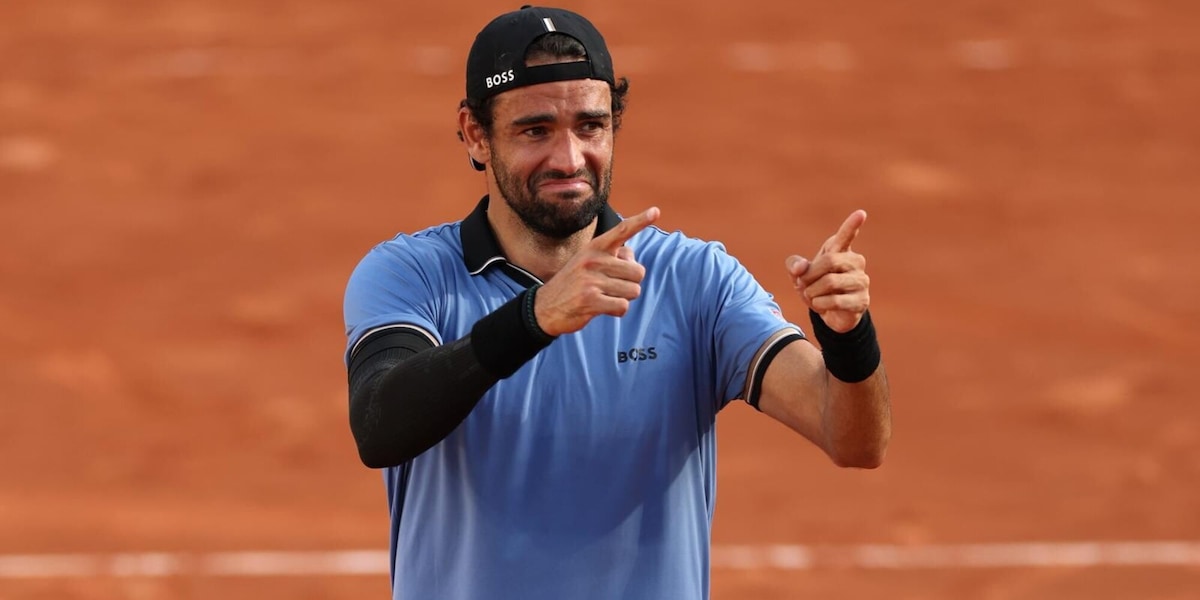 Berrettini e la voce strozzata in diretta: "Sono ancora bravo a fare sta roba...". E gli italiani si emozionano