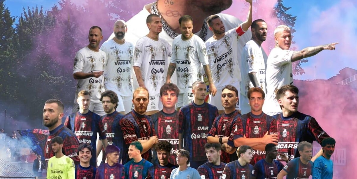 Un calcio Real a San Basilio con i ragazzi del presidente Menna