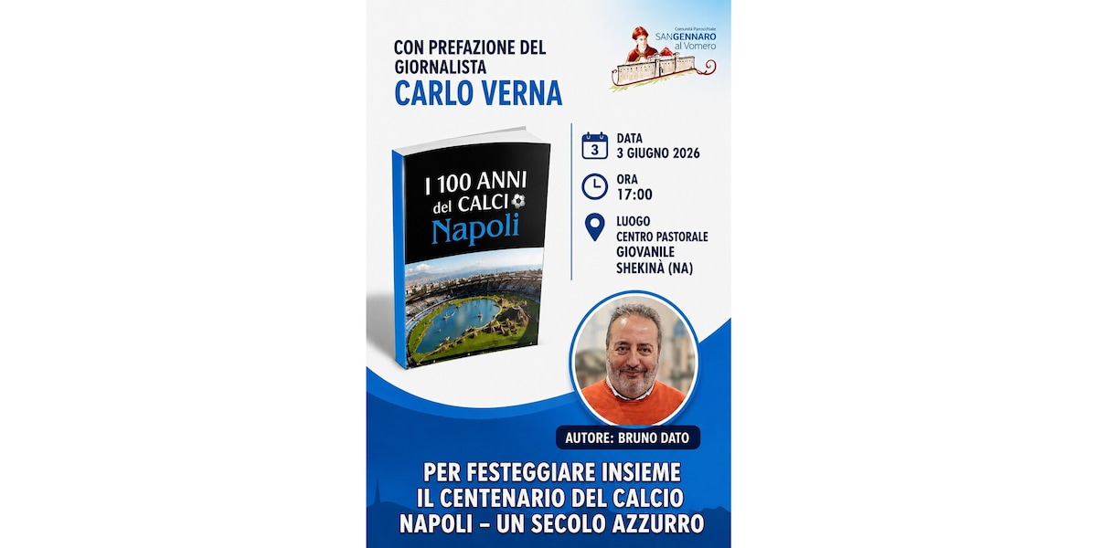 "I Cento Anni del Calcio Napoli", un libro per ripercorrere la storia