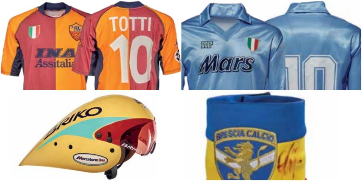Asta Sport Memorabilia: i cimeli imperdibili per i collezionisti