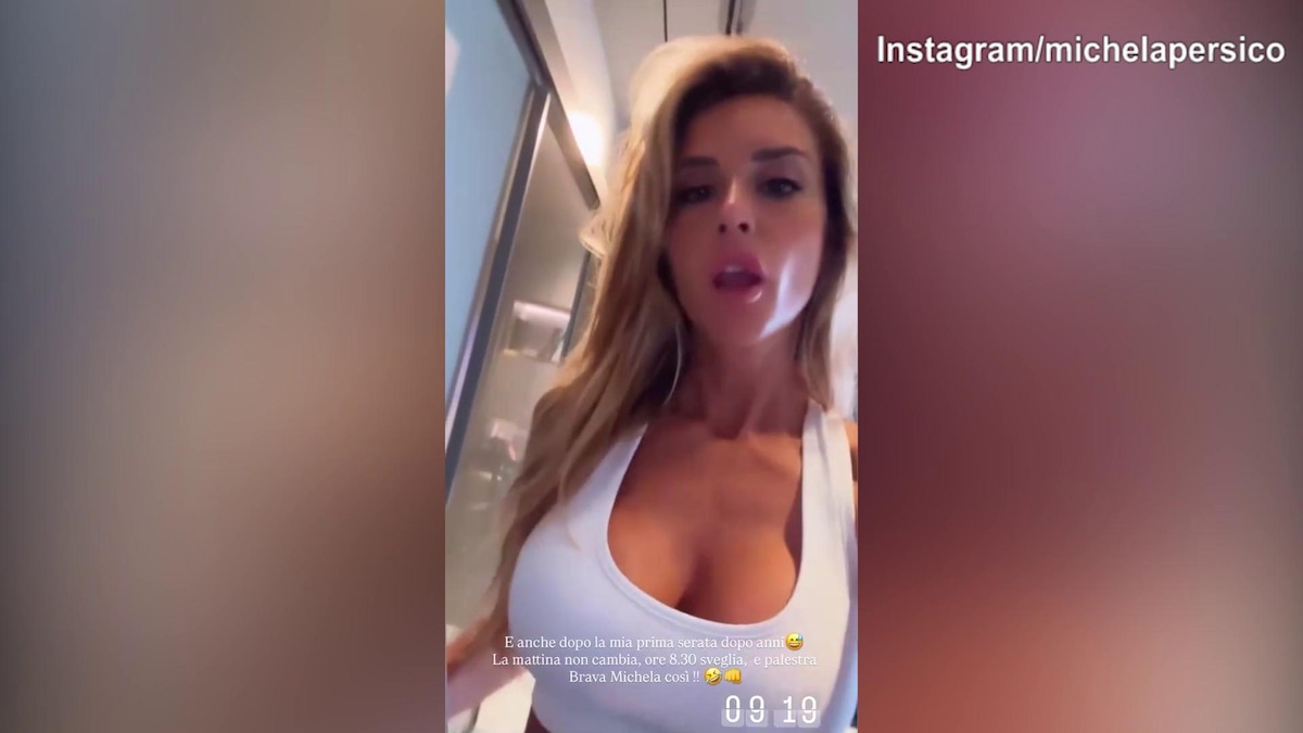 Michela Persico torna a fare serata ma...al mattino è subito in palestra!