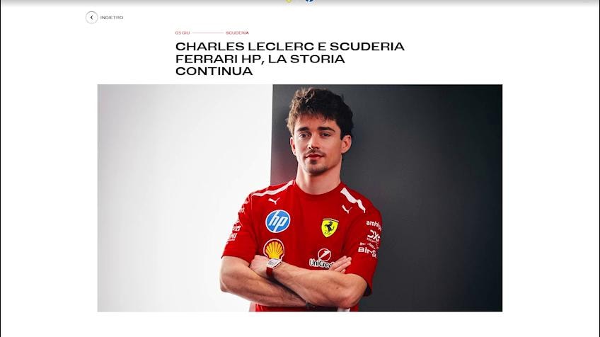 Ferrari, ufficiale il rinnovo "pluriennale" di Leclerc