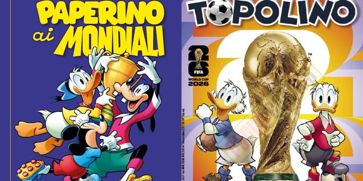 Anche Topolino "partecipa" ai Mondiali di calcio 2026