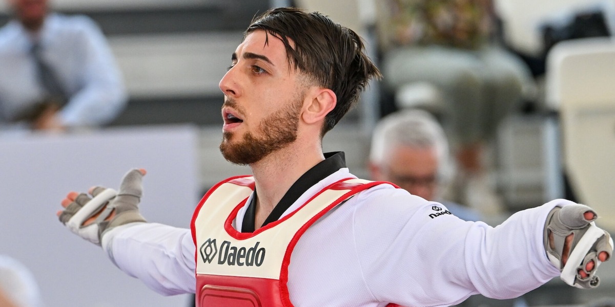 Il Grand Prix di Roma si apre con l’argento di Antonino Bossolo nel ParaTaekwondo