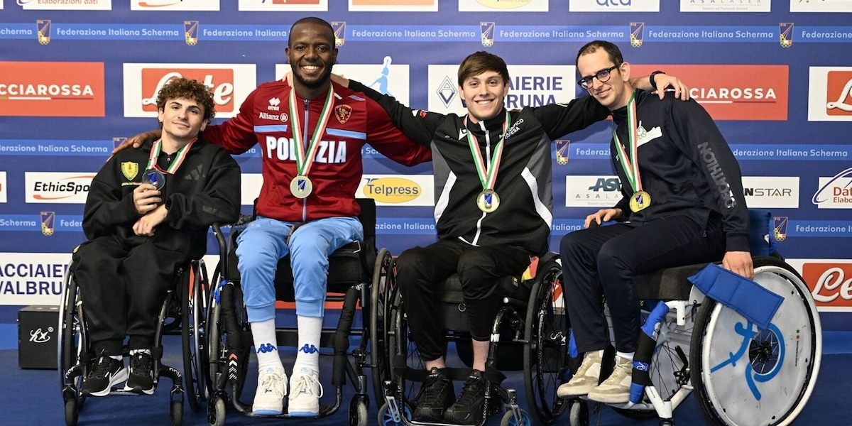 Campionati Italiani Paralimpici Roma 2026, assegnati i titoli della spada: brillano Lambertini, Castro, Garnero e Brunati