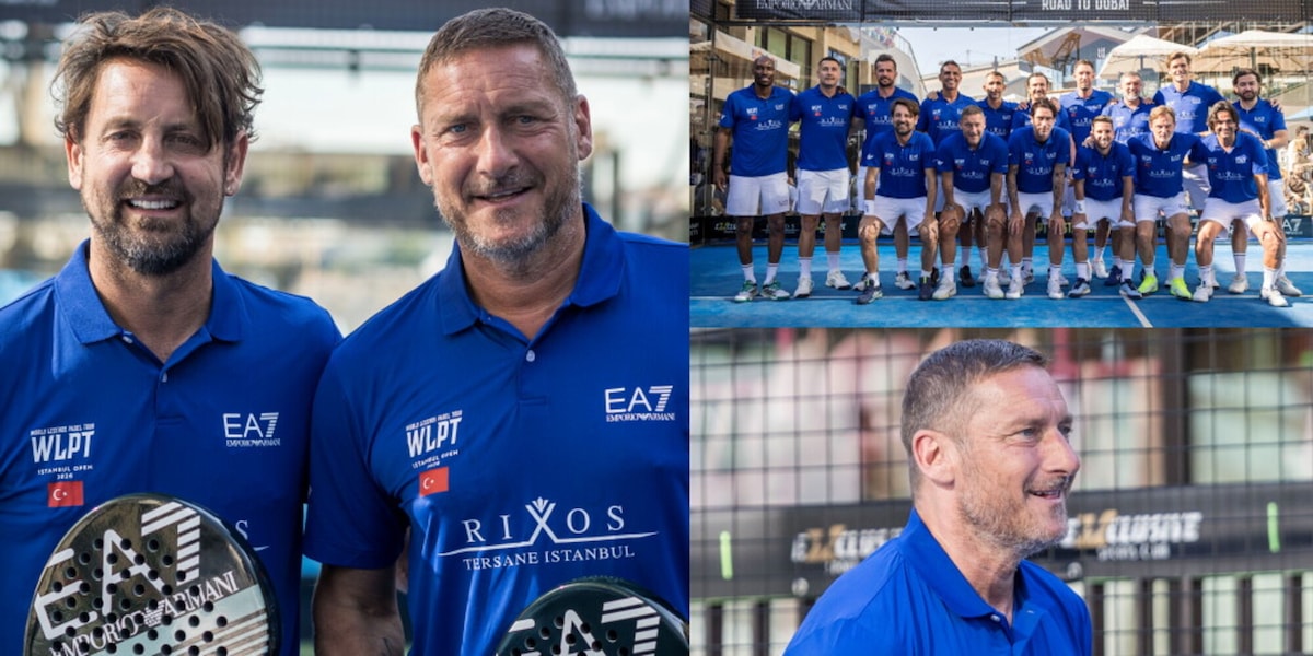 EA7 World Legends Padel Tour, che show nella tappa ad Istanbul con Totti, Candela e tanti altri