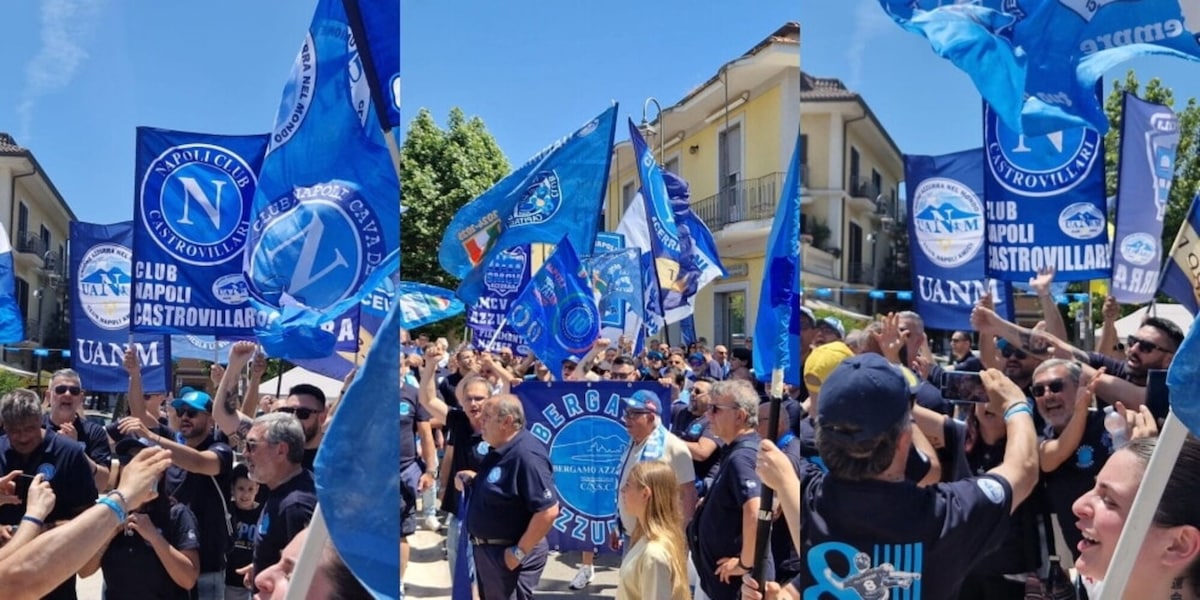 Napoli, centinaia di tifosi da tutto il mondo uniti per la passione azzurra