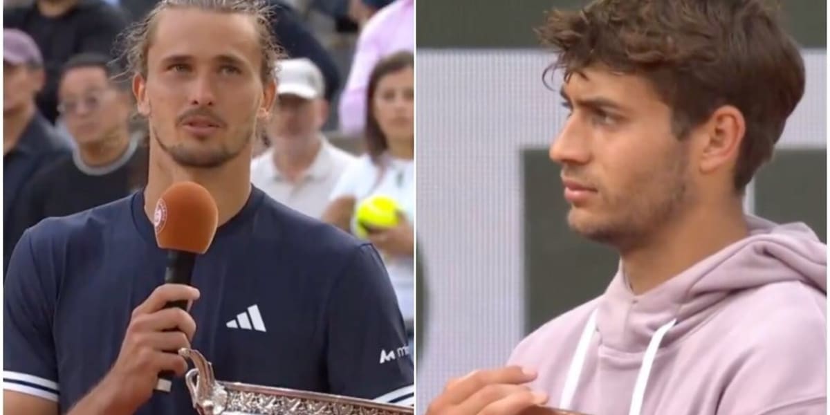 "Spero che un giorno tu possa...", Zverev si rivolge a Cobolli così e il pubblico si emoziona