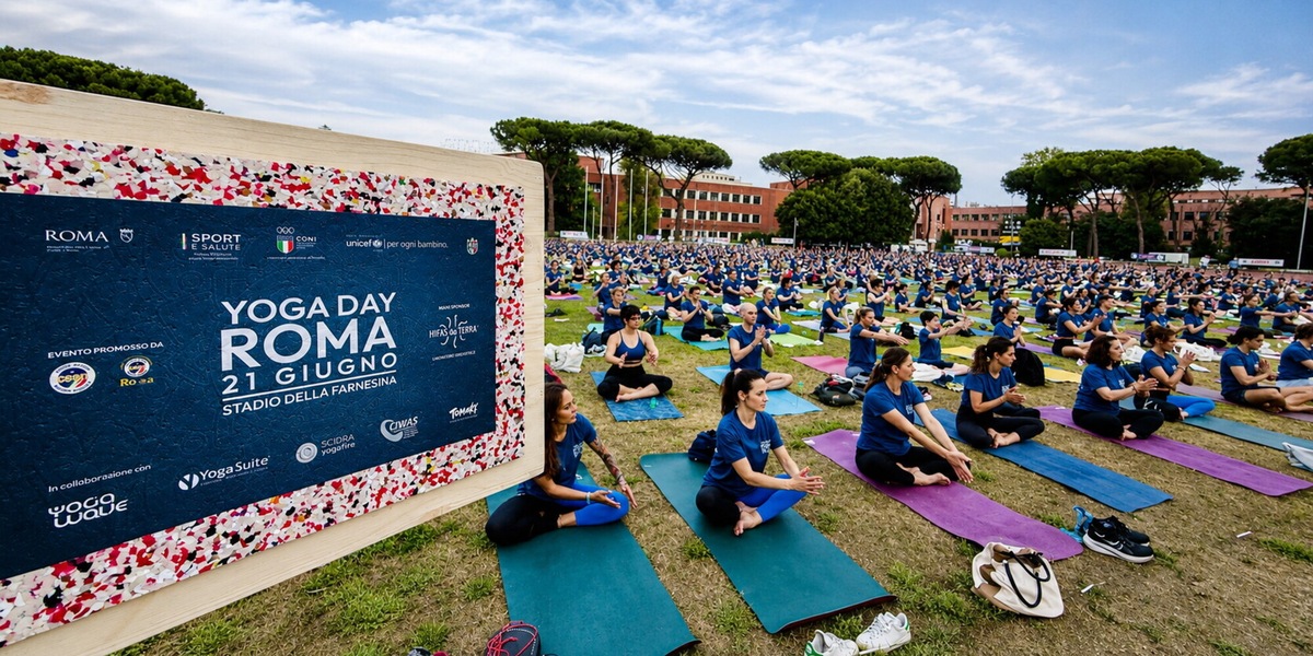 Giornata internazionale dello Yoga: Roma si unisce al resto del mondo con lo “Yoga Day Roma”