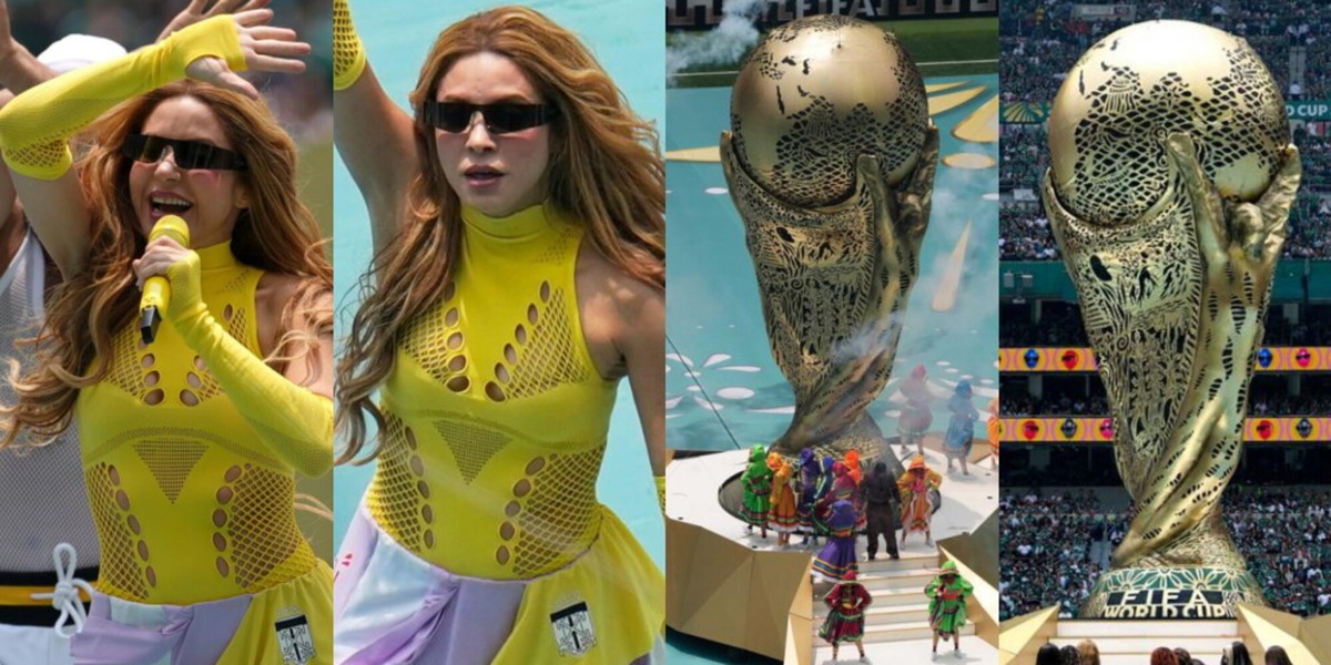 Shakira scatenata, una Coppa del Mondo gigante e la musica: lo spettacolo della cerimonia inaugurale dei Mondiali