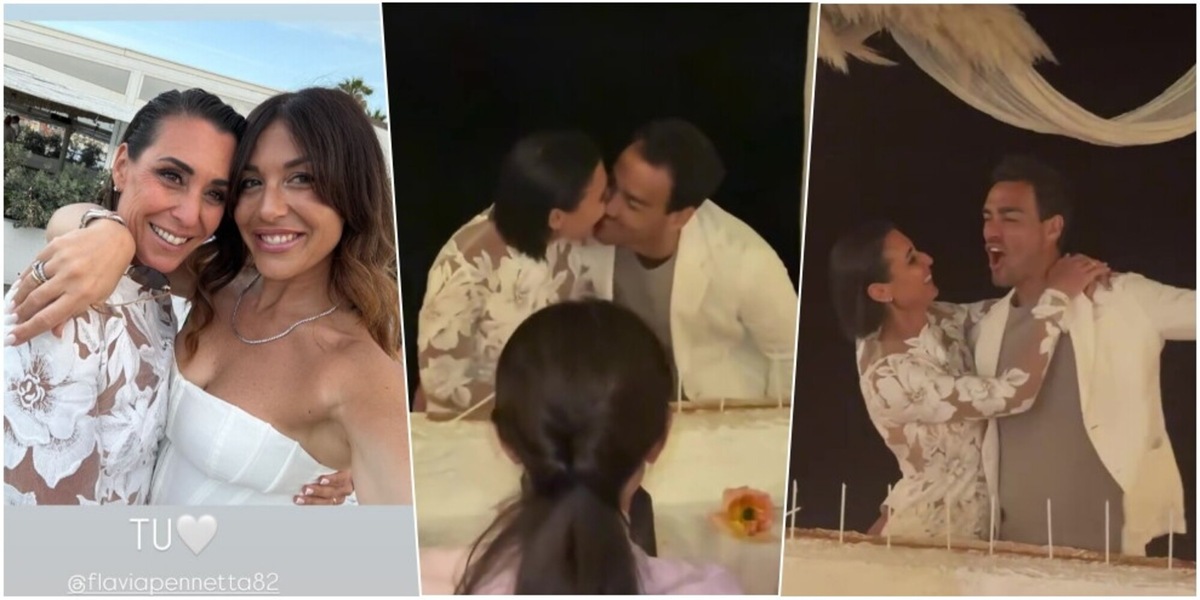 Tra Fognini e Pennetta esplode l'amore per i 10 anni di matrimonio: super festa e baci infuocati