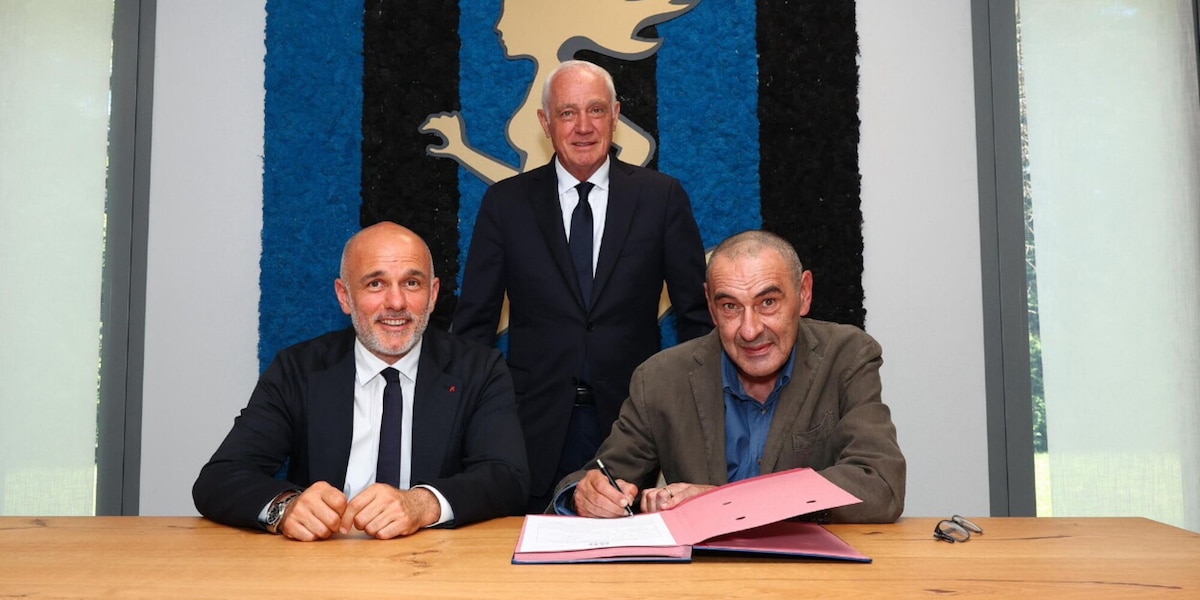 Sarri è il nuovo allenatore dell'Atalanta: il comunicato ufficiale
