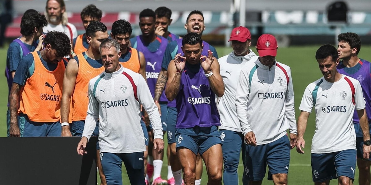 Altro che resort: Portogallo tradito dal meteo. Fuga dalla spiaggia per Ronaldo e compagni