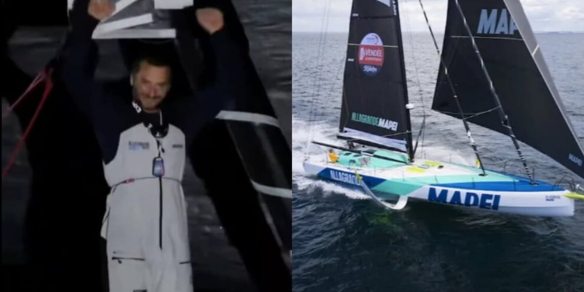 Ambrogio Beccaria è nella storia: vince la Vendée Arctique in solitaria