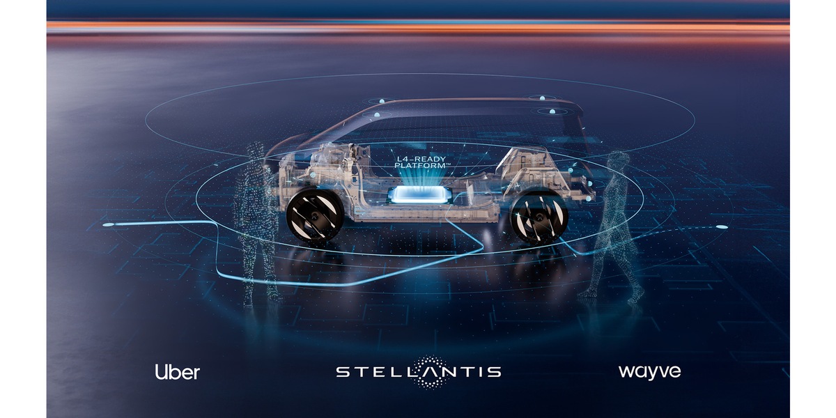 Stellantis, Wayve e Uber insieme per sviluppare robotaxi senza conducente