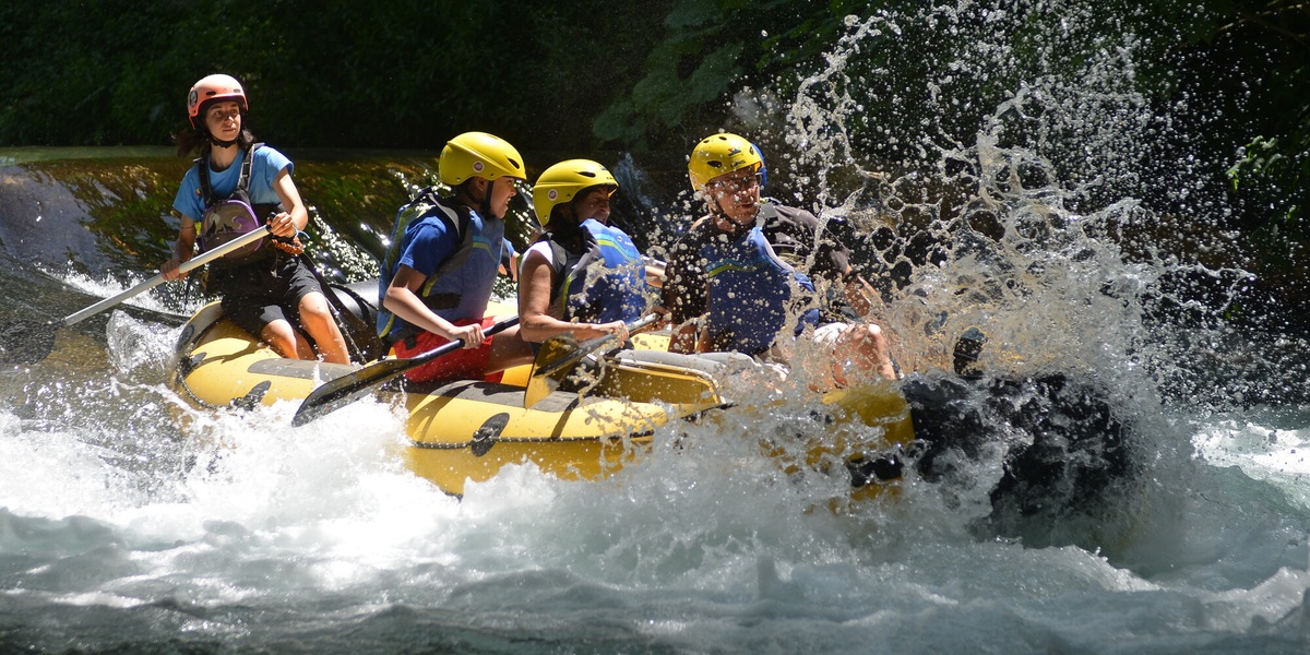 Kayak, rafting e canyoning lungo le limpide acque dell'Aniene