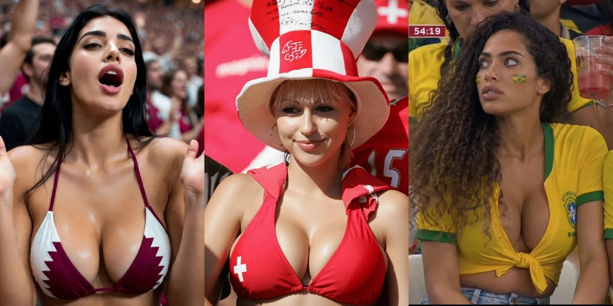 Sexy tifose sugli spalti ai mondiali: milioni di visualizzazioni, ma sono create dall'intelligenza artificiale