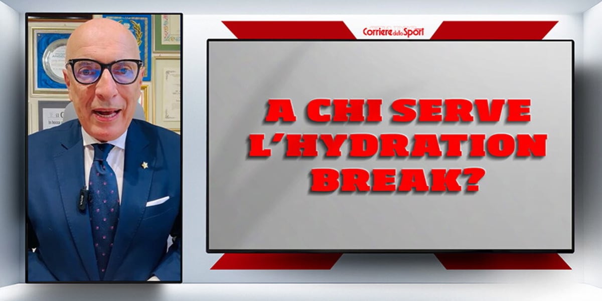 Hydration, il break mondiale per gli spot (non per i giocatori)