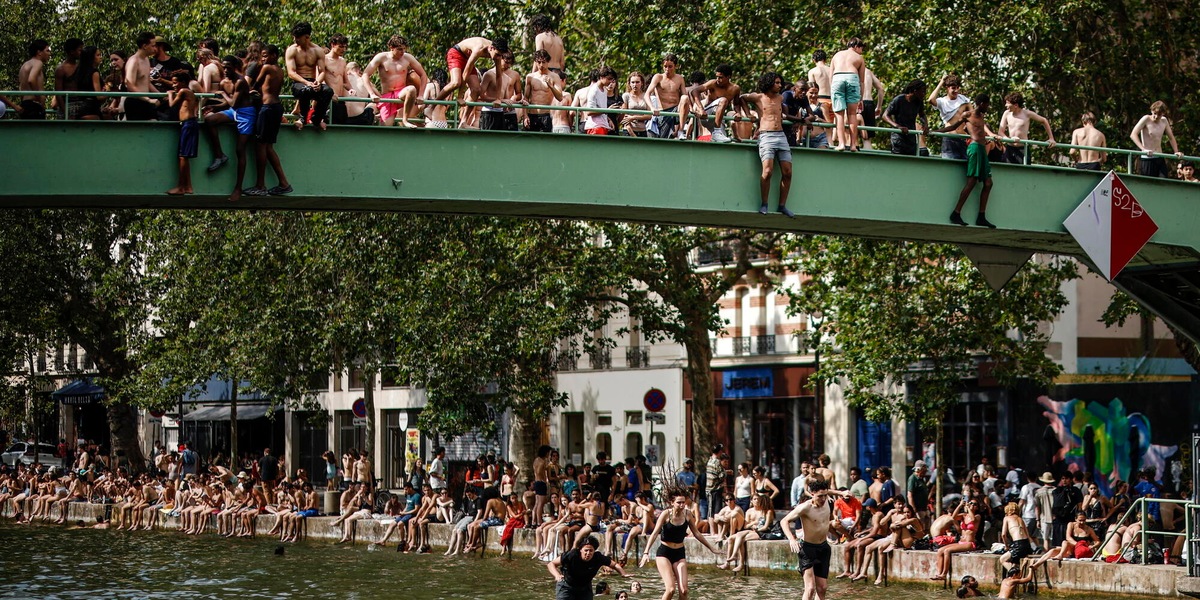 Caldo torrido in Francia, ieri dieci morti per annegamento