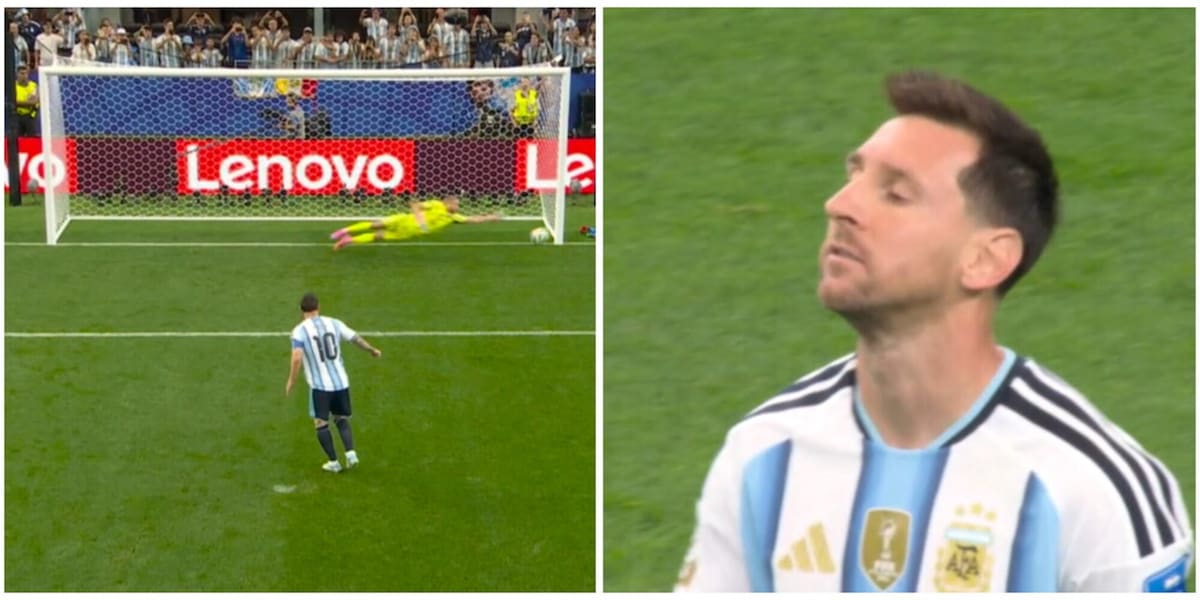 Messi sbaglia un rigore contro l'Austria: la fotosequenza