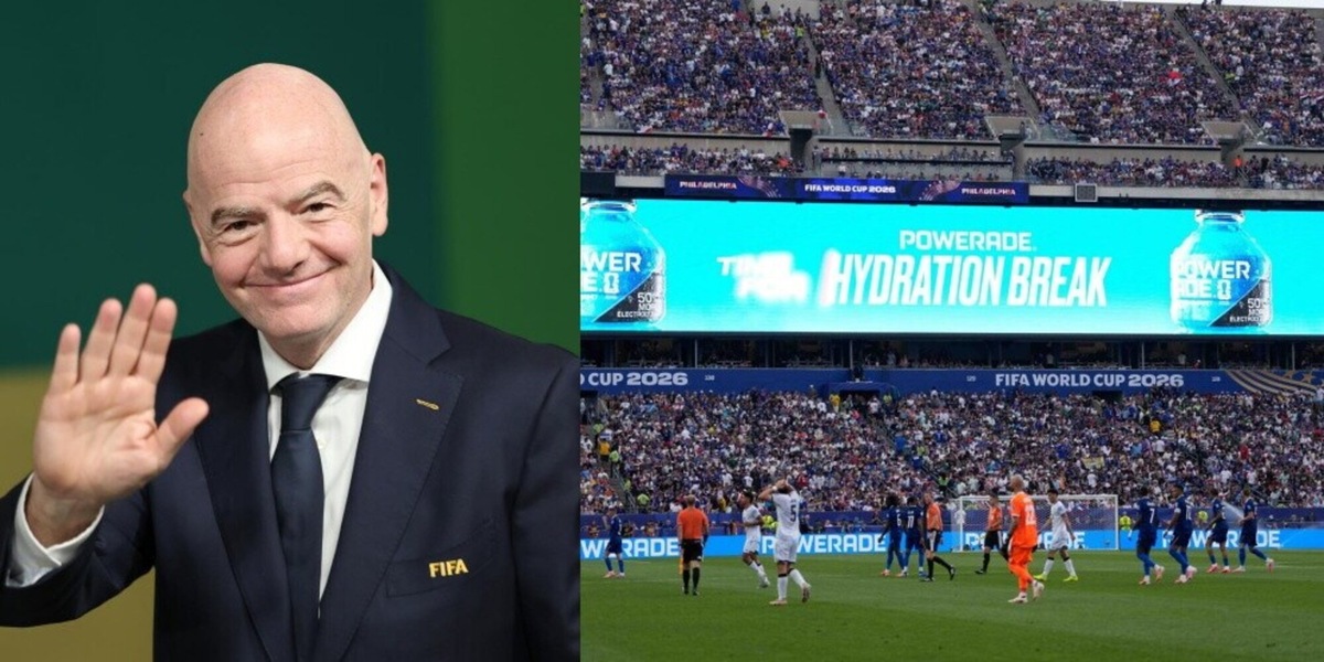 Infantino difende l'hydration break: "Serve solo per il caldo, la Fifa non ci guadagna"