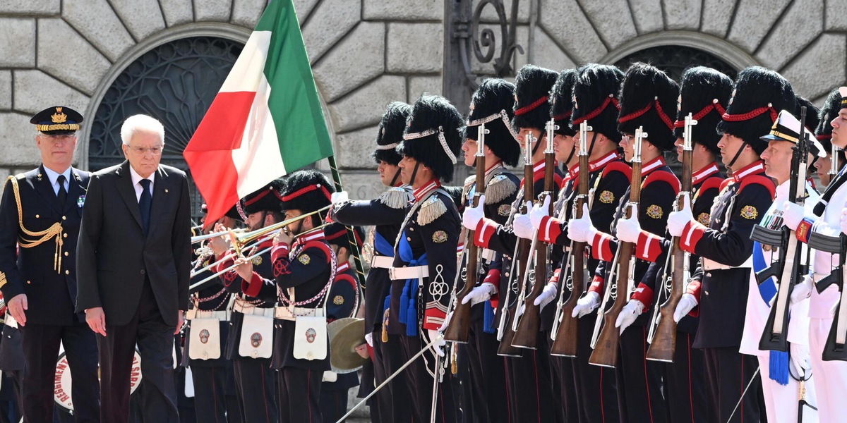 Al via la cerimonia per 80 anni Costituente con Mattarella
