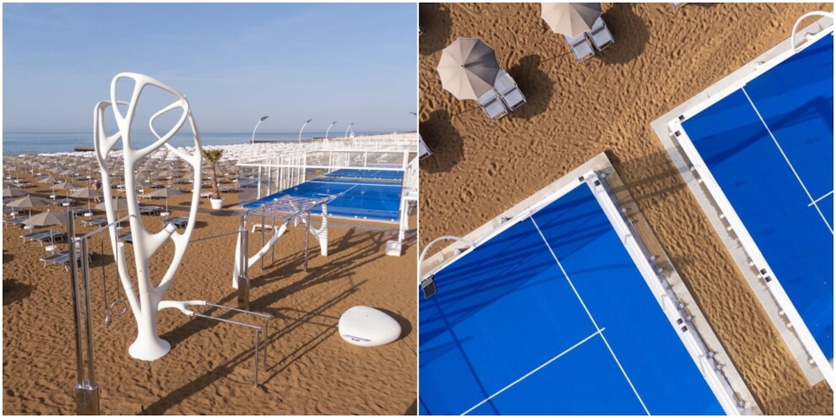 Padel, mare e spettacolo. A Jesolo la racchetta incontra la sabbia