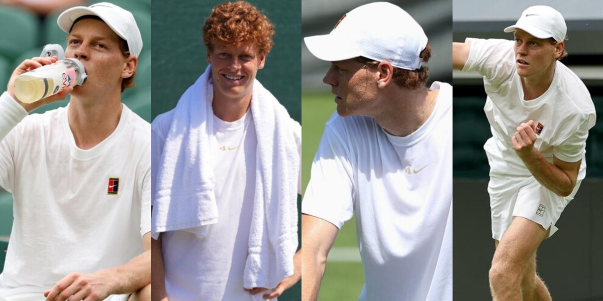 Sinner si allena sotto il caldo di Londra: altra sessione intensa in vista di Wimbledon, tutte le foto