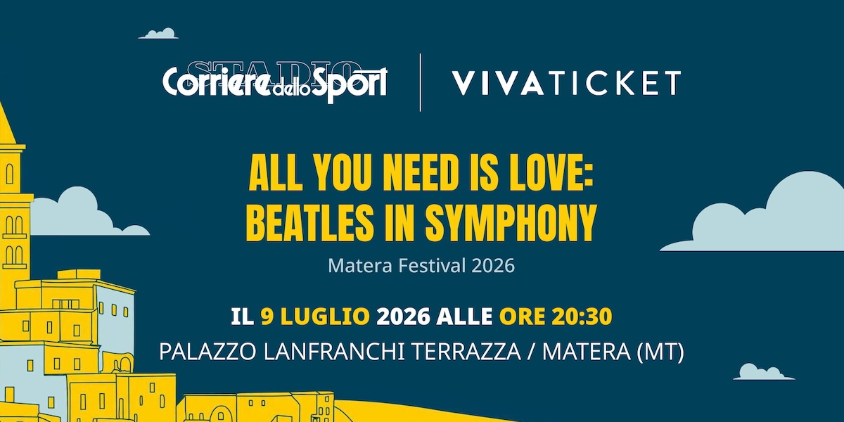 Arrivano i Beatles in Symphony, biglietti per una notte tra i Sassi di Matera