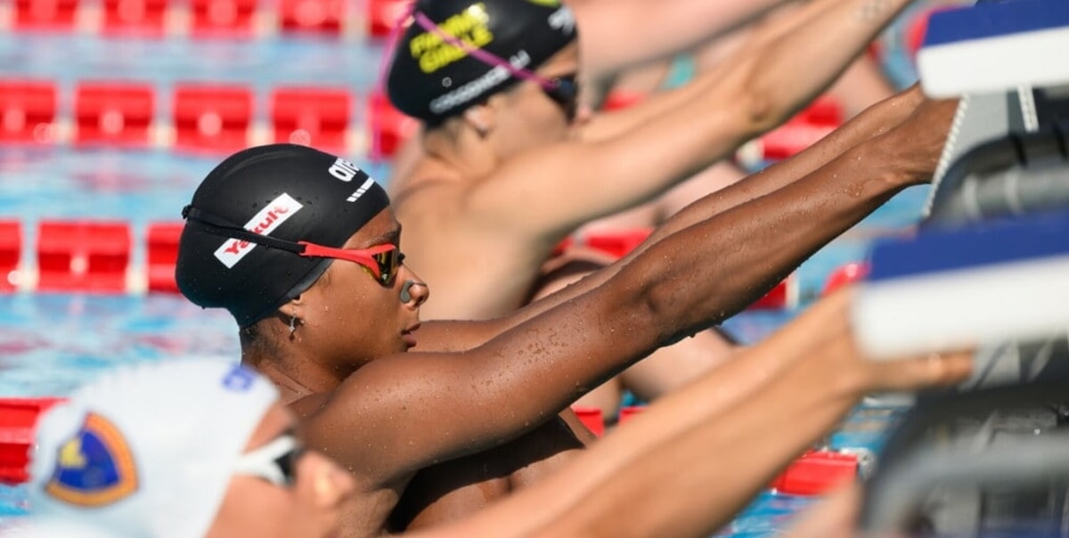 Curtis show al Settecolli: record italiano dei 50 dorso in batteria