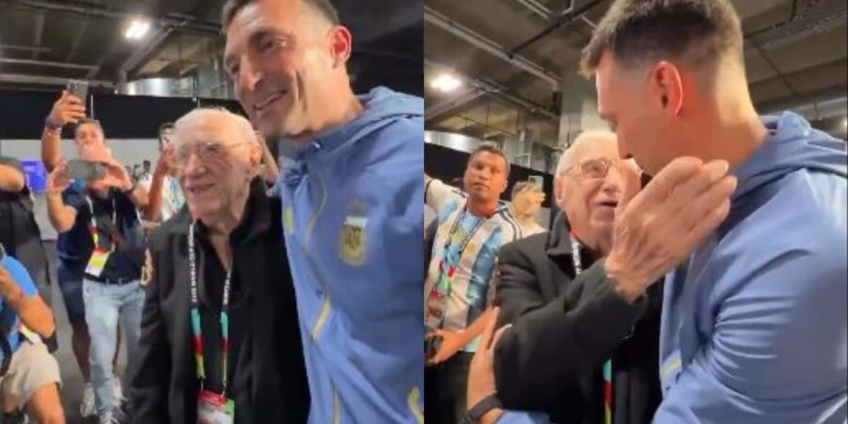 Scaloni e il divertente siparietto con il giornalista di 91 anni: "Messi gioca? Rispondo solo perché sei tu"