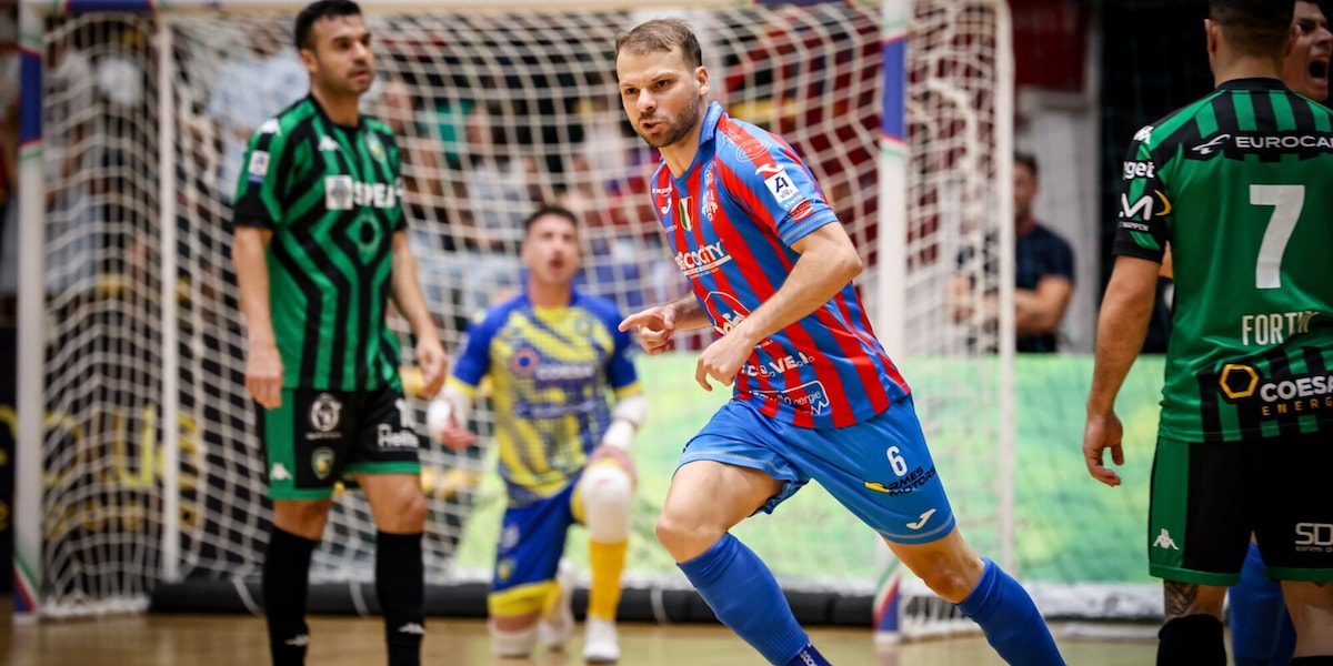 Futsal, Serie A KINTO: il barrito dell'Elefante e un Pulvirenti mvp: la Meta Catania porta le Finals a gara-3