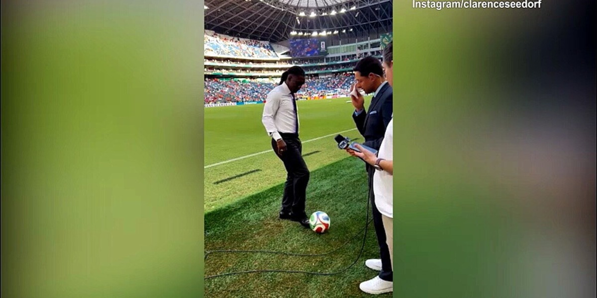Seedorf, che tocco a bordo campo
