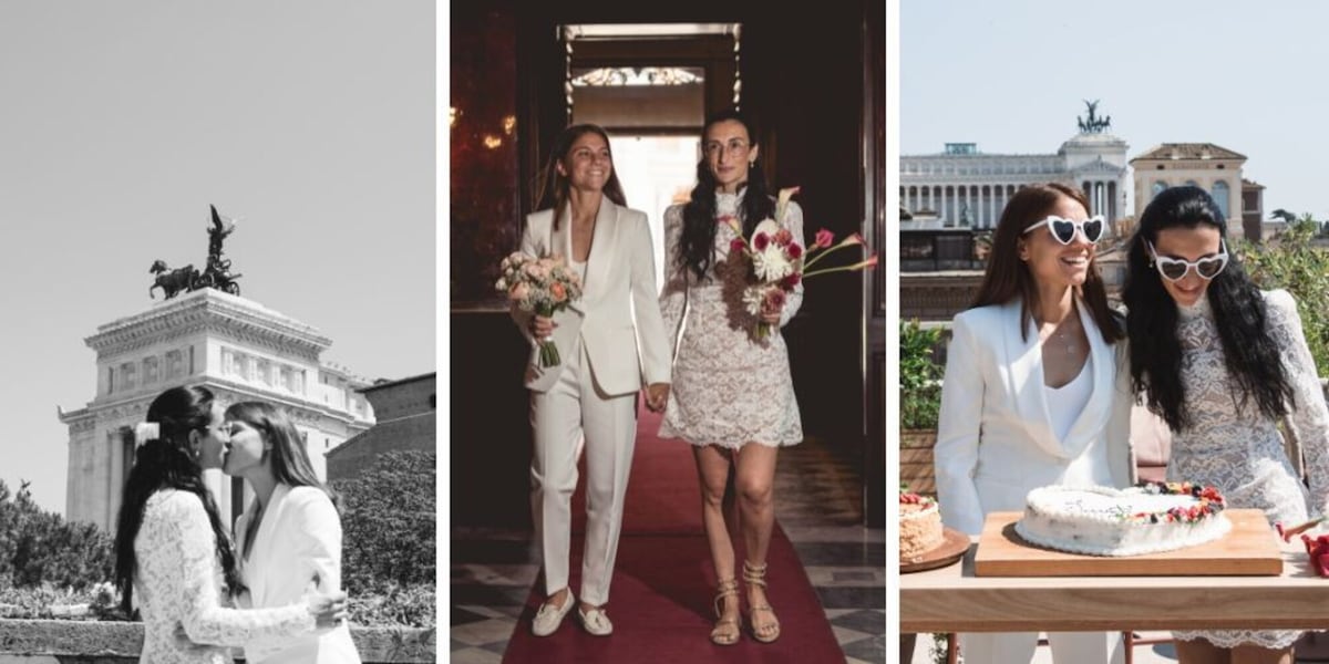 Manuela Giugliano sposa Veronica Petrucci: tutte le foto del rito civile