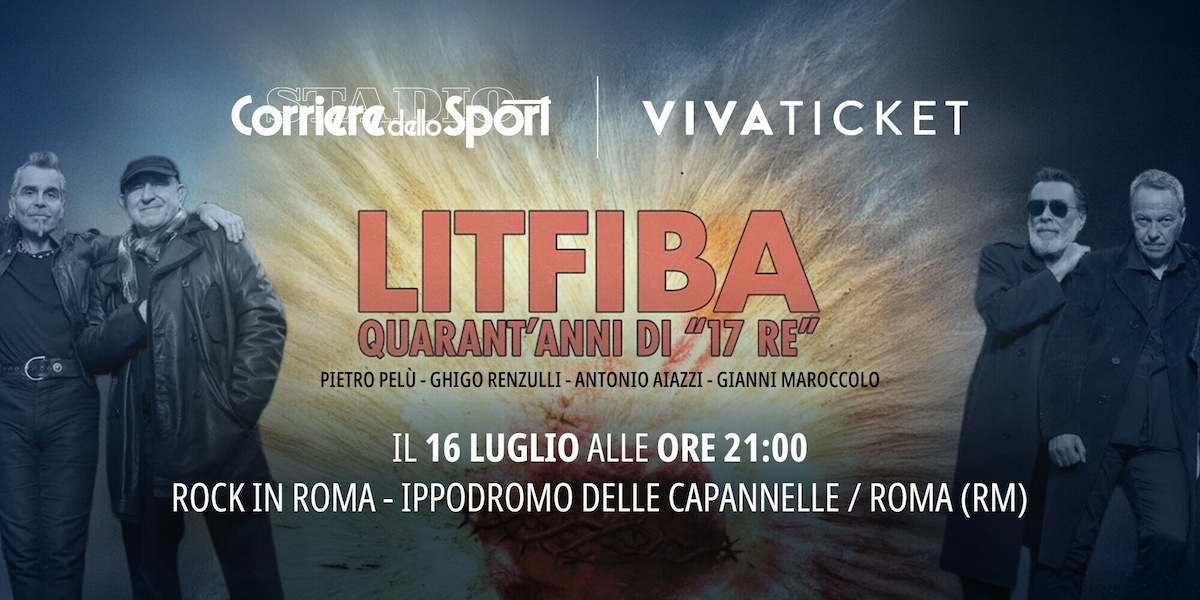 Litfiba, è l’anno del ritorno: biglietti per “17 Re” al Rock in Roma