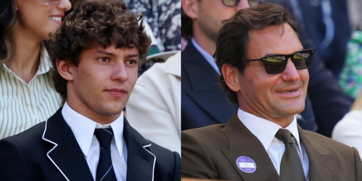 Antonelli e Federer elegantissimi per Wimbledon: le foto dal Royal Box fanno impazzire i social