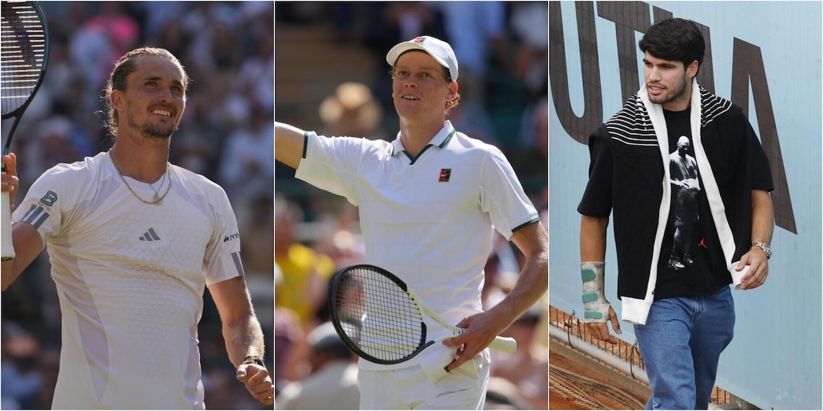 Wimbledon, Zverev scavalca Alcaraz al secondo posto: è un cambiamento importante anche per Sinner