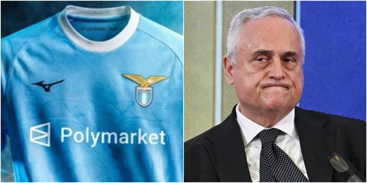 Il sito di Polymarket, sponsor della Lazio, nuovamente oscurato dall'Agenzia della Dogane e dei Monopoli