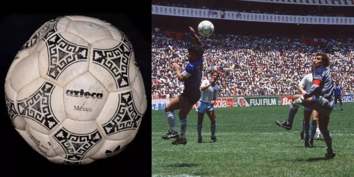 Il pallone della "Mano di Dio" e del "Gol del Secolo" di Maradona all'asta: la cifra è incredibile