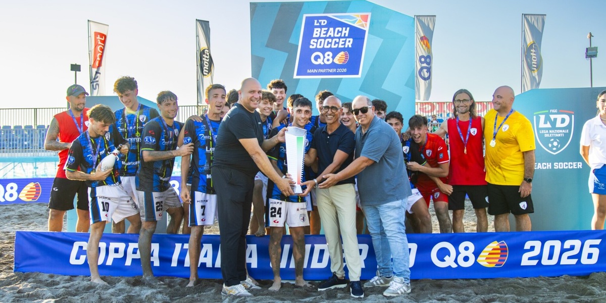 Beach soccer: il Lenergy Pisa vince la sua prima Coppa Italia Under 20