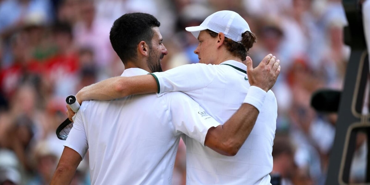 Record di ascolti tv per la semifinale di Wimbledon Sinner-Djokovic su Sky e Tv8
